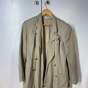 Tahari Beige/Taupe Blazer Jacket